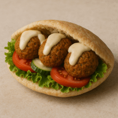 Tahini Falafel Sandwich
