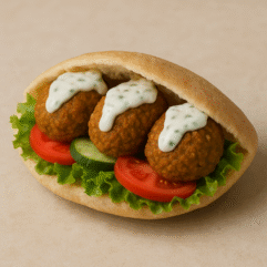 Tzatziki Falafel Sandwich